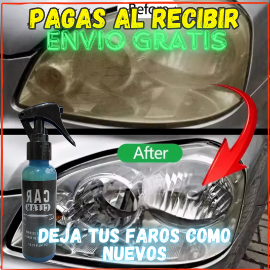 ✅Deja tus Faros Como Nuevos tu Mismo👌El Unico Que si Funciona(💥Pagas al Recibir+Envio Gratis). Frasco de 125ML(25 Restauraciones).