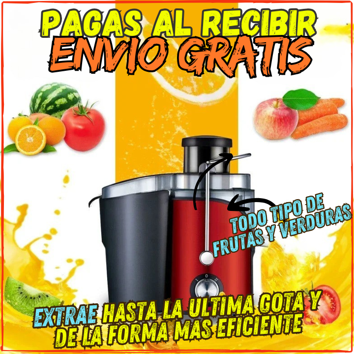 ✅Ahora Puedes Extraer hasta la Ultima Gota a tus Frutas👌Disfruta del Verdadero Jugo Natural(💥Pagas al Recibir+Envio Gratis).