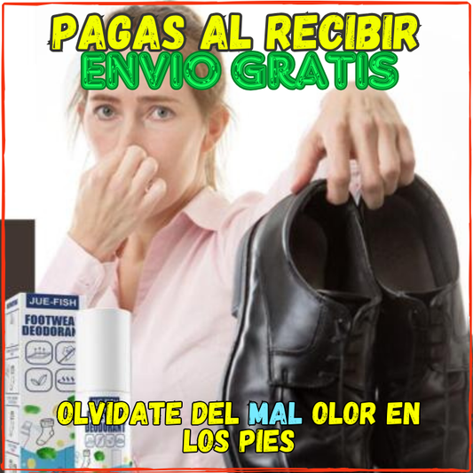 ✅Ya no mas Malos Olores en los Pies🚫No importa que tan mal huelan tus pies(💥Pagas al Recibir+Envio Gratis)Desosorante ultra Protector para Pies.