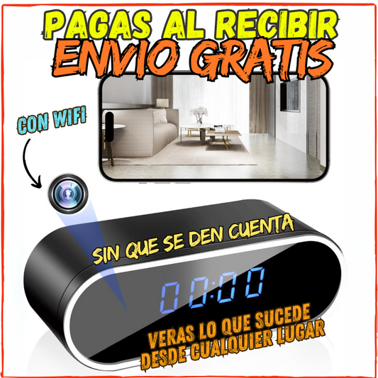 ✅Ahora Podras Ver lo que Sucede desde Cualquir Lugar👌Sin que nadie se de cuenta(💥Pagas al Recibir+Envio Gratis)Wifi+Recargeble.