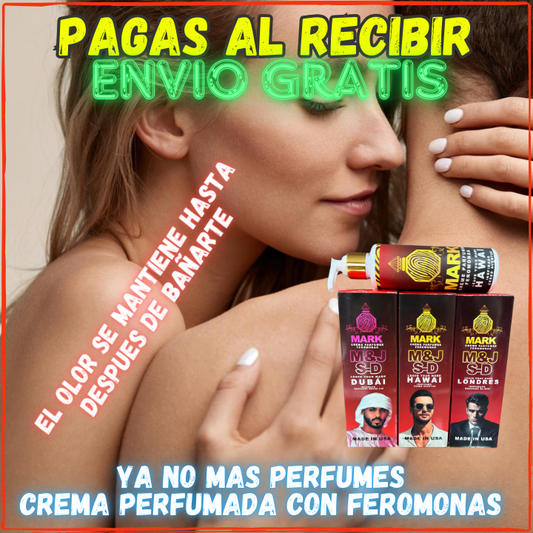 ✅Ahora si seras Irresistible👌Crema Perfumada MARK con Feromonas(💥Pagas al Recibir+Envio Gratis)El Olor Dura Mas que Un Perfume.