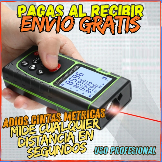 ✅Ahora Puedes Medir Cualquier Distancia Con Precision👌Mide Volumen, Distancia, Nivel y Mas(💥Pagas al Recibir+Envio Gratis)Mide hasta 60 Metros.