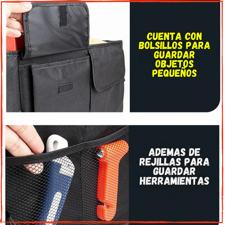 ✅Manten el Baul de tu Carro Totalmente Organizado👌Diseñada para Resistir Mucho Peso(💥Pagas al Recibir+Envio Gratis).