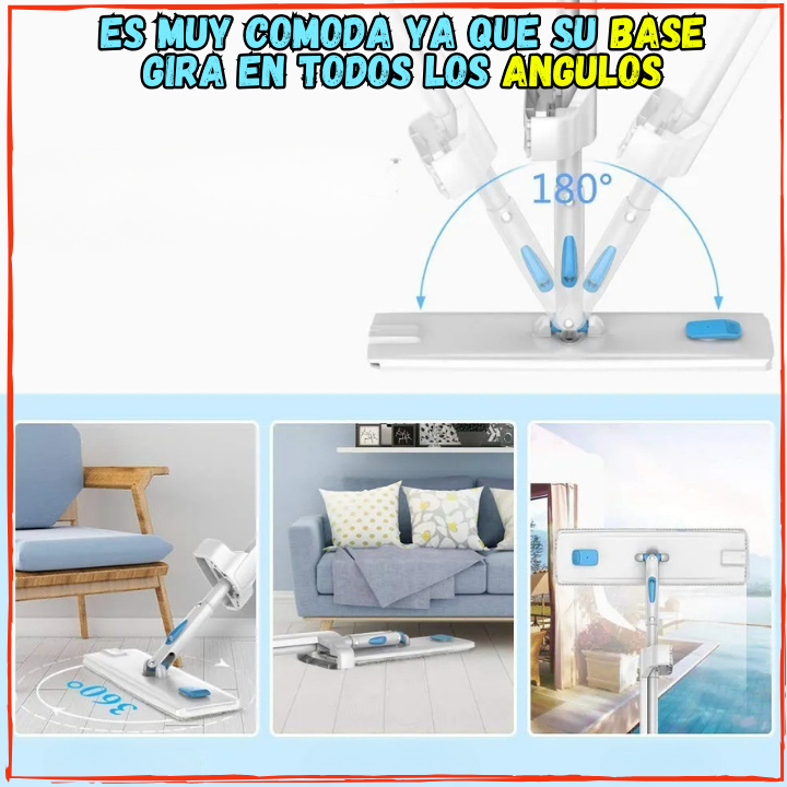 ✅Ahora Puedes Dispensar Agua, Trapear y Secar a la Vez👌Con 1 Sola Botella de Agua Limpie tu Casa Completa(💥Pagas al Recibir+Envio Gratis).