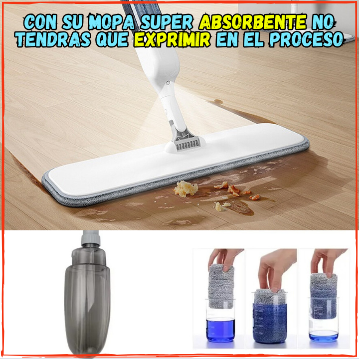 ✅Ahora Puedes Dispensar Agua, Trapear y Secar a la Vez👌Con 1 Sola Botella de Agua Limpie tu Casa Completa(💥Pagas al Recibir+Envio Gratis).