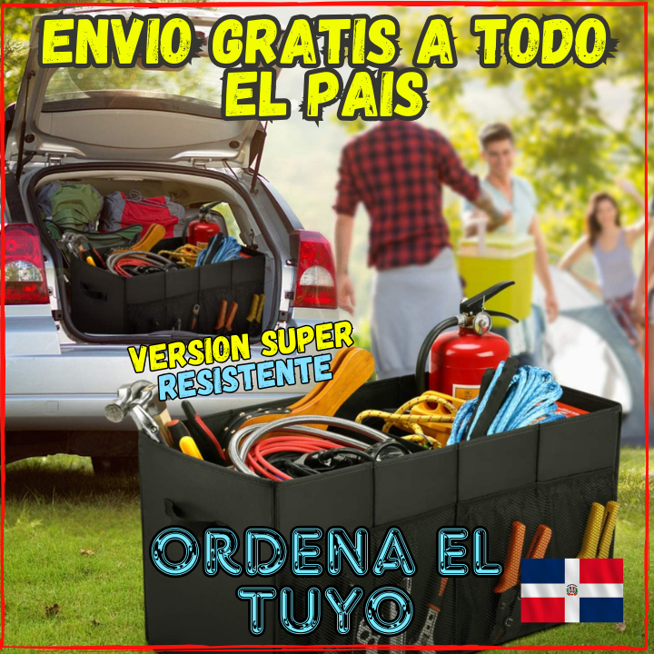 ✅Manten el Baul de tu Carro Totalmente Organizado👌Diseñada para Resistir Mucho Peso(💥Pagas al Recibir+Envio Gratis).