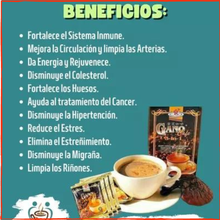 ✅Dile Adios al Cansancio y a las Enfermedades🙌, 5 Veces Mas Energia y Mucho Menos Cafeina(💥Pagas al Recibirlo💥) Cada Sobre Da para 2 a 3 Tazas de Cafe👌.