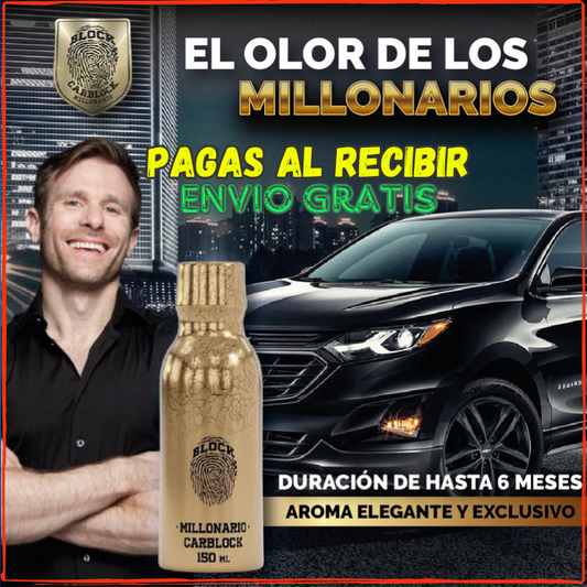 ✅Olvida los Malos Olores y Ten Olor a Millonario en Tu Auto👌Cada Embace dura Mas de 1 Año(💥Pagas al Recibir+Envio Gratis). CARBLOCK #1 EN EL MUNDO.