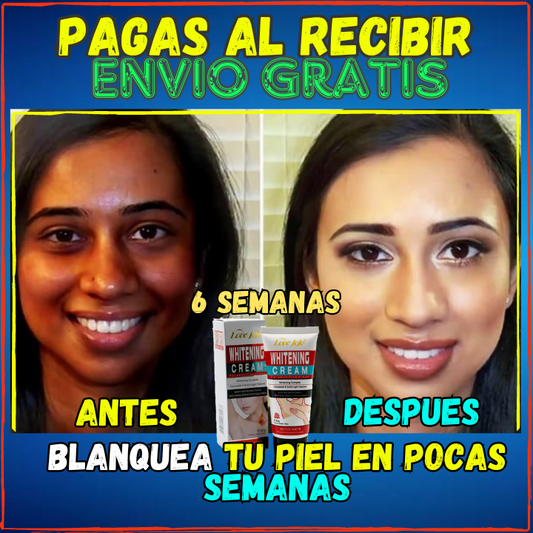 ✅Blanquea tu Piel en 3 Semanas😱, Crema Ultra Blanqueadora Con Colageno(💥Pagas al Recibirlo💥)