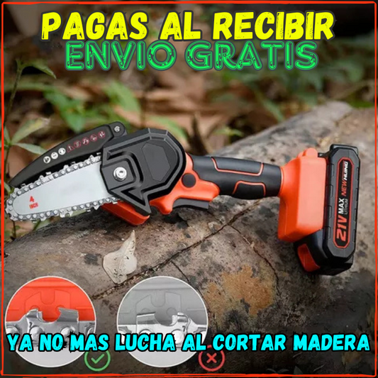 ✅Mini Moto Sierra Recargable(2 Baterias)🔋, Util para Cortar Todo tipo de Madera👌(💥Pagas al Recibirlo+Envio Gratis💥)