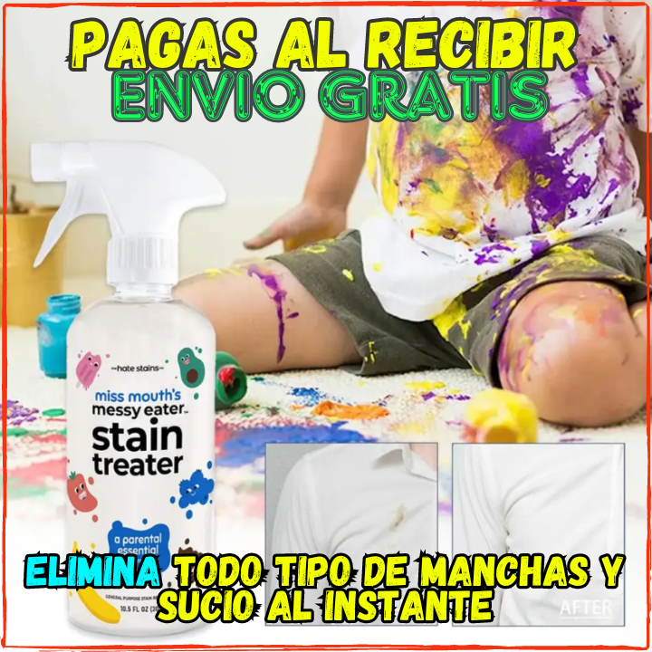 💥Quita las Manchas y el Sucio al Instante✅Elimina Hasta las Manchas Mas Profundas👌(✔Pagas al Recibir)Sin Sustancias Toxicas👍