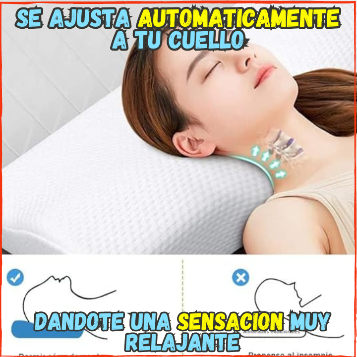 ✅Ya no mas Dolor de Cuello, Cabeza o Espalda👌, Almohada Ortopedica Foam Transpirable👌(💥Pagas al Recibirlo💥) Con Efecto Refrescante