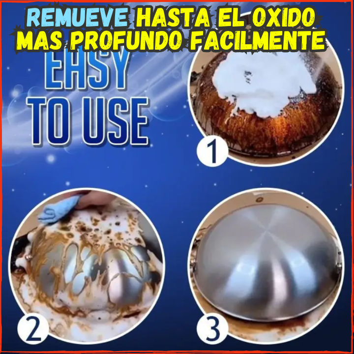 💥Quitar la El oxido, La Mugre y La Grasa, Nunca fue tan Facil✅Ideal para tener tus Carderos y Areas Libres de Oxido y Mugre👌