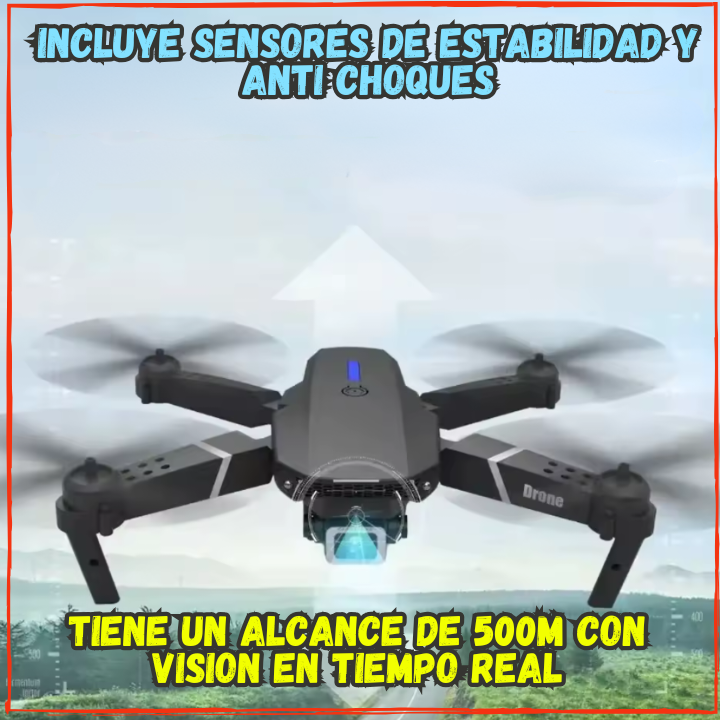 ✅Es momento de Explorar los Cielos Con la Mayor Calidad👌Dron E3 Pro 2024(💥Pagas al Recibir+Envio Gratis) Camaras Full HD en TIEMPO REAL.