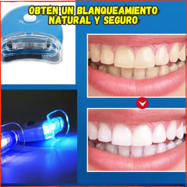 ✅Blanquea tus Dientes en una Semana😱, Luz UltraVioleta Blanqueadora(💥Pagas al Recibirlo💥) Ya no mas Dientes Amarillos