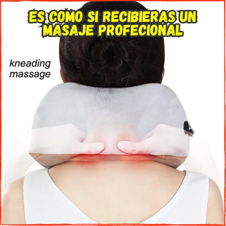 💥Olvidate de los Dolores de Cuello✅Disfruta de el Mejor Masaje en Cualquier Momento que deses👌Recargable