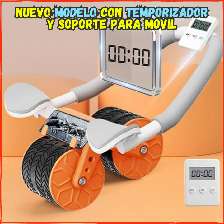 Ejercita Todo Tu Cuerpo Con un Solo Movimiento✅Ideal Para Tener Cuadritos😎Incluye Temporizador y Soporte para Movil.