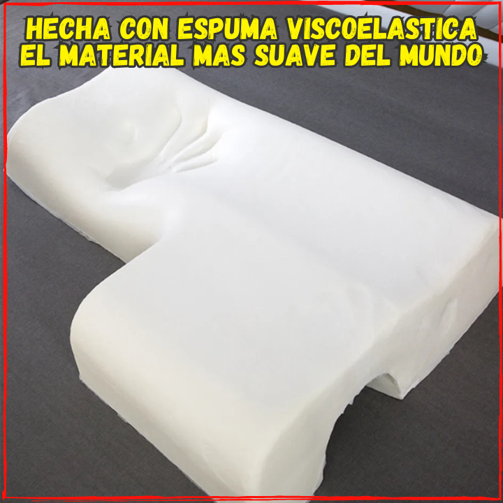 💥Ya no mas Dolores de Cuello y Espalda✅Ideal para Parejas y Dormir con la Mejor Postura👌Almohda Viscoelastica(✔La Mas Suave del Mundo)