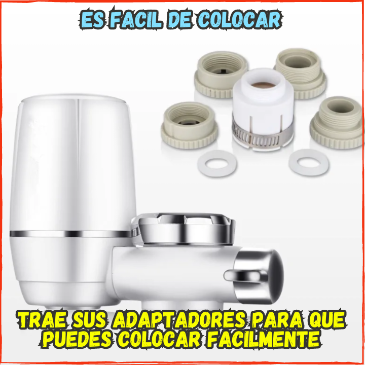 ✅Ya no Pagues Mas Botellones de Agua💧Purifica tu Agua al Instante(💥Pagas al Recibir+Envio Gratis) Mini Purificador de 8 Filtros.