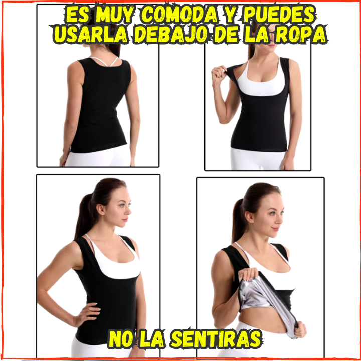 ✅Ahora puedes Quemar la Grasa sin Hacer Ejercicio👍Blusa Sauna con Tecnologia de Recoleccion(💥Pagas al Recibir+Envio Gratis). La mas Comoda del Mercado.