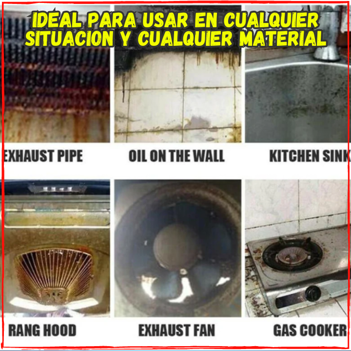 💥Quitar la El oxido, La Mugre y La Grasa, Nunca fue tan Facil✅Ideal para tener tus Carderos y Areas Libres de Oxido y Mugre👌