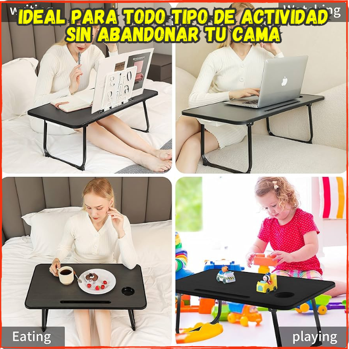 ✅La Forma Mas Comoda de Realizar tus Actividades en la Cama👍Mesita para Cama(💥Pagas al Recibir+Envio Gratis).