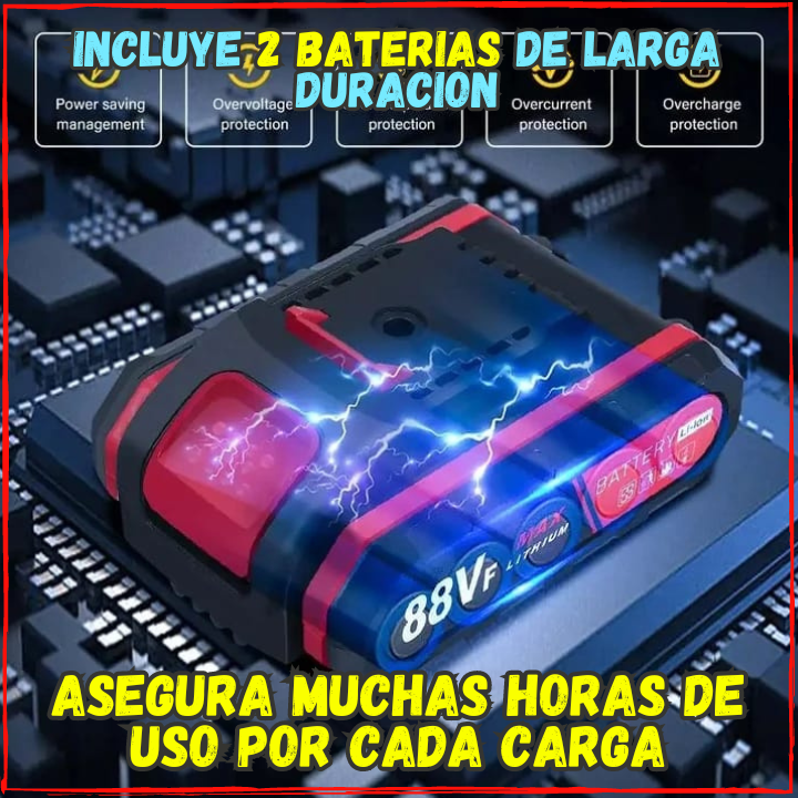 ✅Mini Moto Sierra Recargable(2 Baterias)🔋, Util para Cortar Todo tipo de Madera👌(💥Pagas al Recibirlo💥)