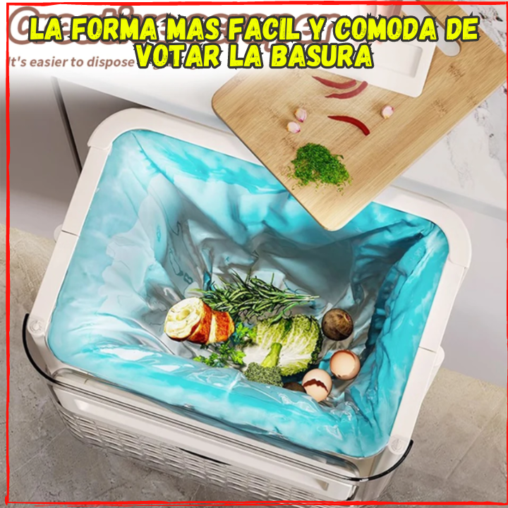 💥Ahora ya sabes donde Votar la Basura✅Zafacon Plegable Colocalo donde Sea👌Nueva Version Transparente. + Resistente.