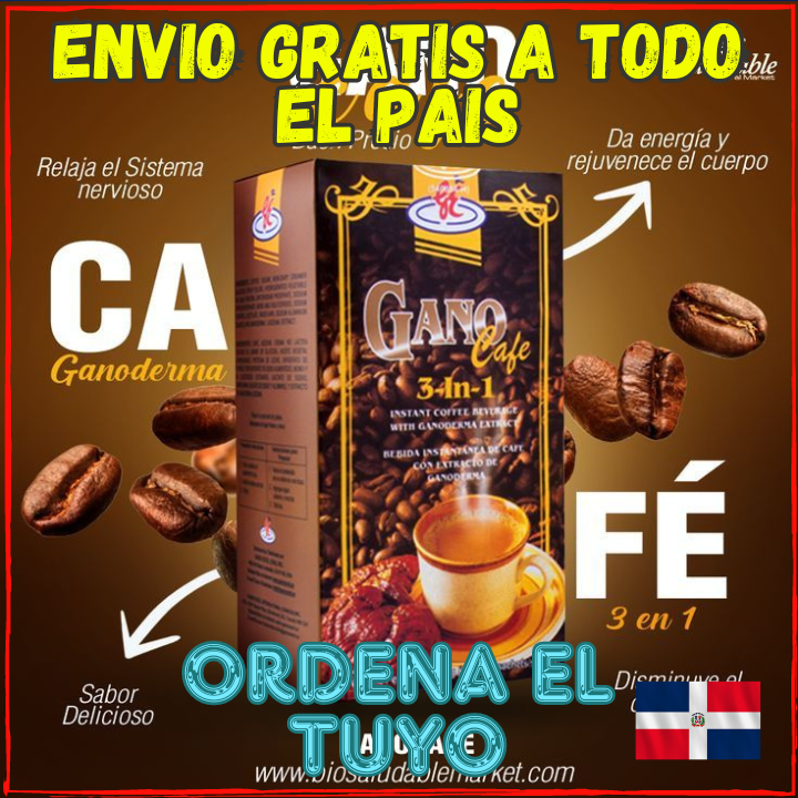 ✅Dile Adios al Cansancio y a las Enfermedades🙌, 5 Veces Mas Energia y Mucho Menos Cafeina(💥Pagas al Recibirlo💥) Cada Sobre Da para 2 a 3 Tazas de Cafe👌.