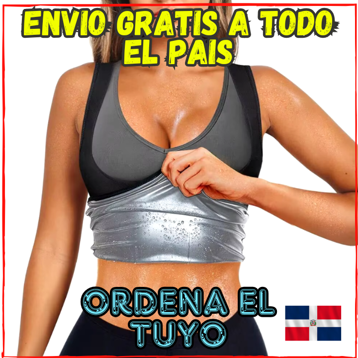 ✅Ahora puedes Quemar la Grasa sin Hacer Ejercicio👍Blusa Sauna con Tecnologia de Recoleccion(💥Pagas al Recibir+Envio Gratis). La mas Comoda del Mercado.