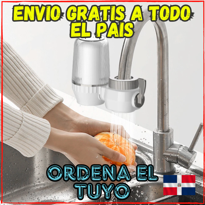 ✅Ya no Pagues Mas Botellones de Agua💧Purifica tu Agua al Instante(💥Pagas al Recibir+Envio Gratis) Mini Purificador de 8 Filtros.