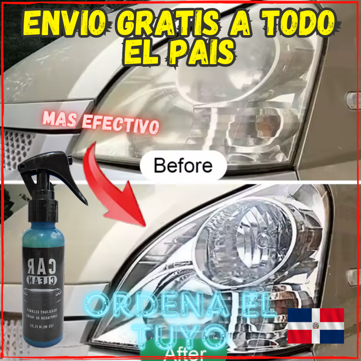 ✅Deja tus Faros Como Nuevos tu Mismo👌El Unico Que si Funciona(💥Pagas al Recibir+Envio Gratis). Frasco de 125ML(25 Restauraciones).